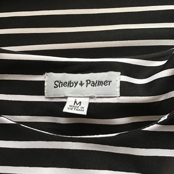 NWOT, Striped Bodycon Midi Dress - Picture 7 of 8